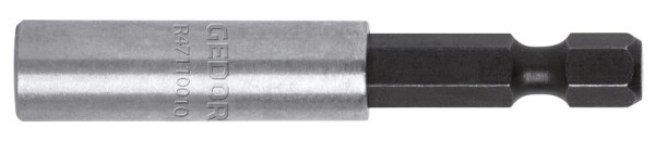 GEDORE rode bithouder 1/4 zeskant x 1/4 zeskant, magneet, lengte 60 mm, 3300146
