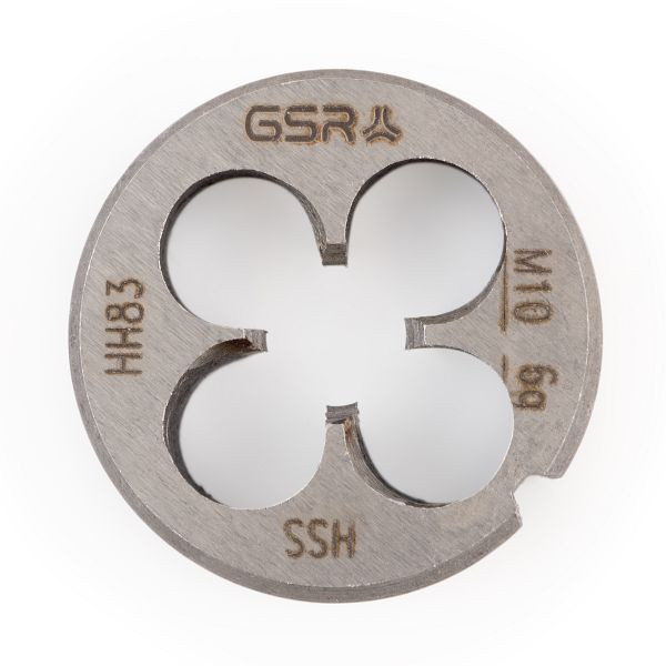 GSR-matrijs DIN EN 22568 (DIN 223) metrische draad rechts HSS M 10, 00402230
