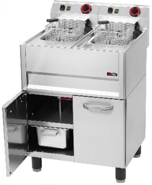 RM Thermik Series 600, elektrische friteuse, 660x600x900mm, 2 x 13 L bassins, FE-61/13ELT