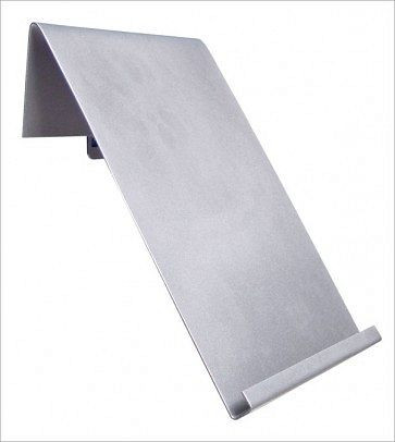 ADB brochurehouder, geschikt voor europerforatie (10x10mm / 38x38mm), grijs, 23189