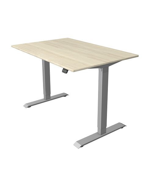 Kerkmann compacttafel B 1200 x D 800 mm, elektrisch in hoogte verstelbaar van 740-1230 mm, esdoorn, 10226750