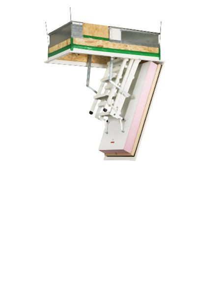 Wippro zoldertrap Klimatec Smart 140x70 cm zonder brandbeveiliging, 17849