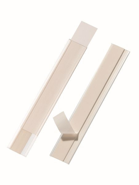 DURABLE zelfklevende scannerrail SCANFIX® 30, 200 x 30 mm, transparant, verpakking van 50, 802419