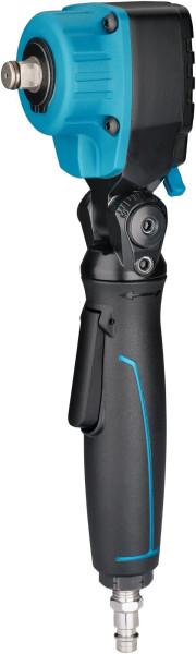 Hazet Twin Turbo slagmoersleutel, maximaal losdraaimoment: 550 Nm, massief aandrijfvierkant 12,5 mm (1/2 inch), hoogwaardig dubbelslagmechanisme, 9012ATT