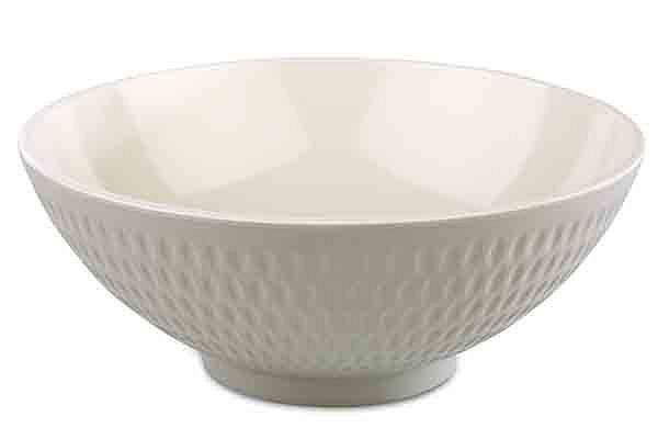 APS schaal -ASIA PLUS-, Ø 20 cm, hoogte: 8 cm, 1,1 liter, melamine, binnenkant: crème, glanzend, buitenkant: grijs, mat, 15404