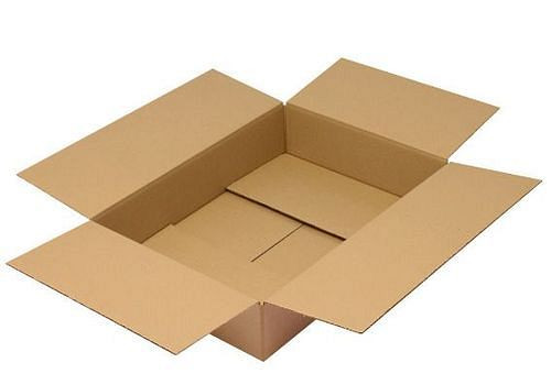 TransPak golfkartonnen vouwdoos 1-wandig, binnenmaat 610 x 430 x 120 mm, formaat A2, kwaliteit 1.30C, verpakking: 25 stuks, 299314