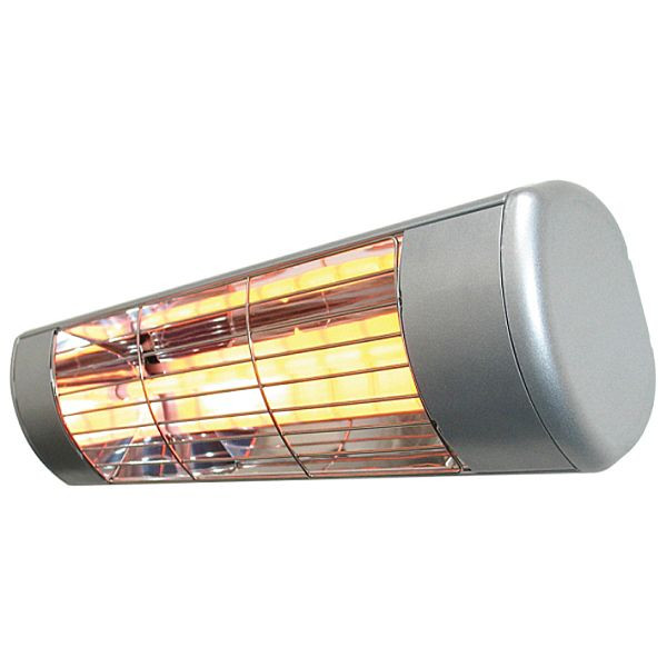Schultze IR heater HWP2-S 1500 infrarood heater, 1500W 230V, IP55, zilver, HWP2-S