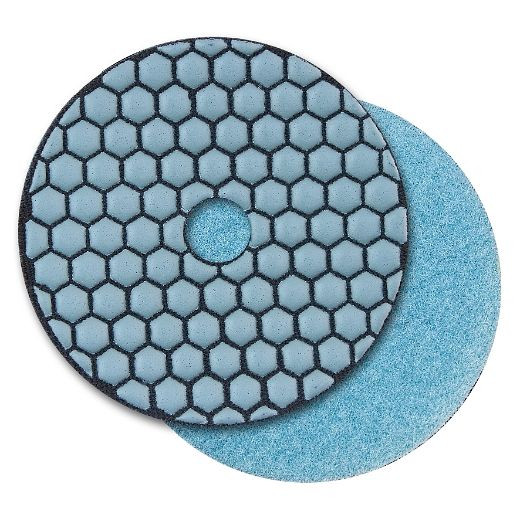 ELMAG DiaProfi polijstpad Ø100mm, korrelgrootte 1500, klittenbandhouder, 62305