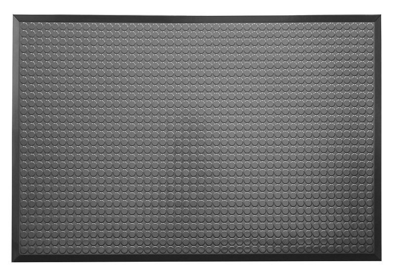 Ergomat Infinity Glad donkergrijs cleanroom + antivermoeidheidsmat, lengte 210 cm, breedte 90 cm, INS90210-STL