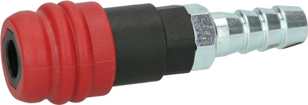 KS Tools 2-traps persluchtveiligheidskoppeling met slangtule, 14,5 mm, 999.9098