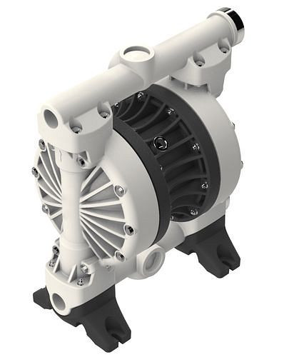 DENIOS perslucht dubbelmembraanpomp, 2'', gemaakt van PP / PTFE, 287-074