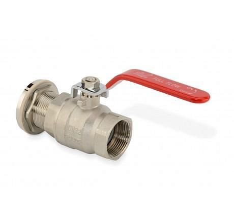Cemo messing kogelkraan R 1 1/4" binnendraad, 1305