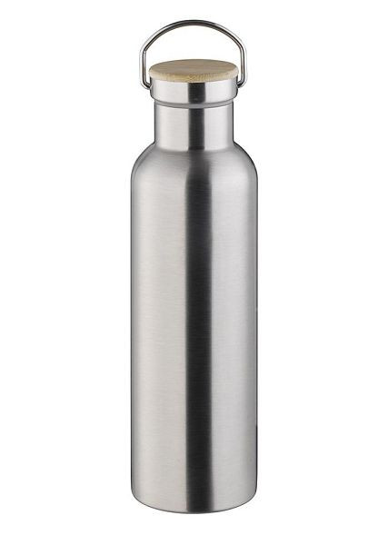 APS thermoskan, Ø 7,5 cm, hoogte: 29,5 cm, 0,75 liter, roestvrij staal 18/8, mat, met handvat, 66906