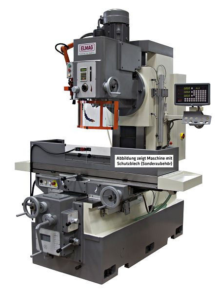 ELMAG universele bedfreesmachine, model UBF 140 V, inclusief 3-assige positie-indicator 'SINO', 82136