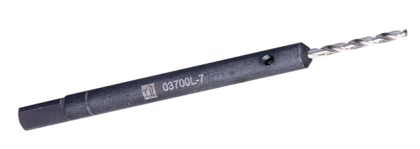 SW stalen spiraalboor met verlengstuk, ø 3,6 mm, met 3,6 mm diameter, 03700L-7