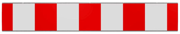 Schaarbarrière voor bouwafzethek, met speciale opklapbare bouwafzethekbeugel, hoogte: 250 mm, 34162