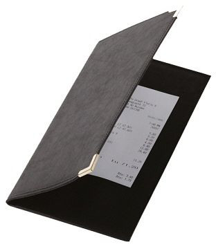 Contacto facturenmap 23 x 13 cm met stalen hoeken, 5834/233