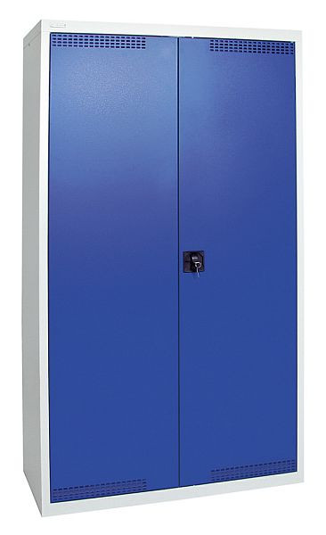 stumpf milieukast BP-5, RAL 7035/5010, 7 opvangbakken, 3 laden (3x100 mm), 7599074