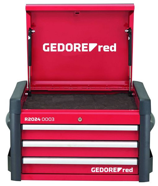 GEDORE rode gereedschapskist WINGMAN 3 lades 446x724x470, 3301696