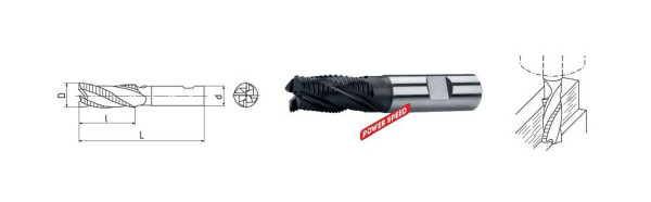 ELMAG HSSE PM vingerfrees DIN 844, Ø 8,0 mm (kort), 73101