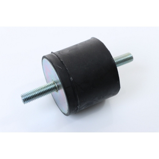 ELMAG rubberen buffers met schroefdraad aan beide zijden, Ø 70 x H: 60 mm, AG M 12, 11849