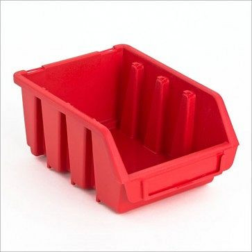 ADB zichtbare opbergdoos maat 2, afmetingen BxDxH: 116x161x75 mm, kleur: rood, 23393