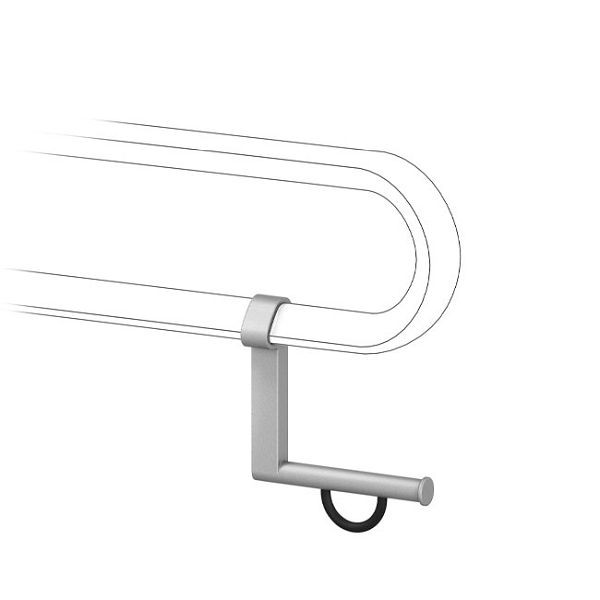 KEMMLIT Cavere papierrolhouder 110, zilver, topkwaliteit, 251.448