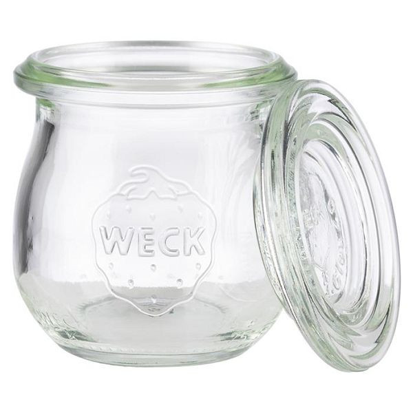 APS Weckpot met deksel, Ø 5,5 cm, hoogte: 6 cm, mini-tulpvorm 75 ml, verpakking van 12, 82350