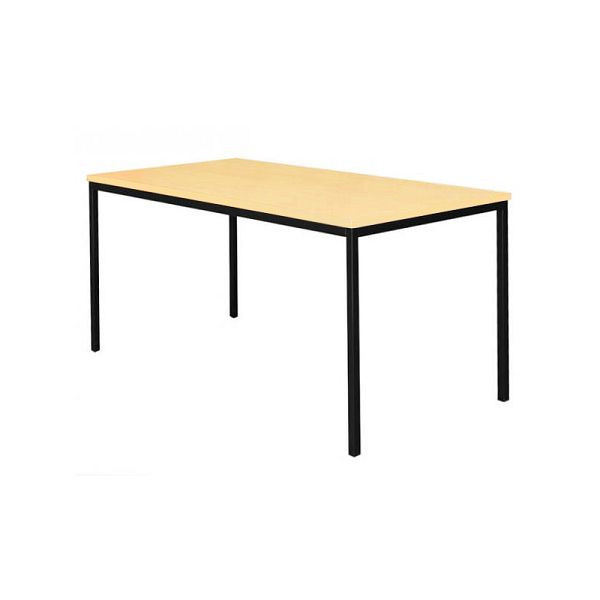 Lüllmann bureau, 750 x 1600 x 800 mm, diepzwart/esdoorn, 310162