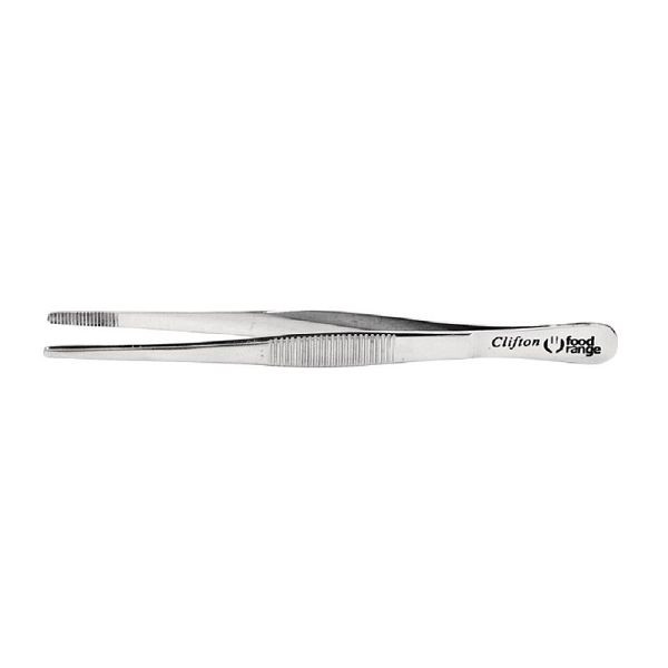 Clifton Food Range roestvrijstalen micropincet met ronde punt 16 cm, CC163