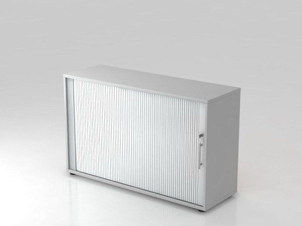Hammerbacher rolluikkast horizontaal, 2OH 120cm relinggreep grijs/zilver, 120x40x74,8 cm (BxDxH), V1732S/5/S/RE