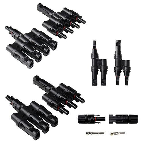 Environ zonne-connector Y & T verdeler MC4 compatibel, T-connector 3-weg, ENMC4T3