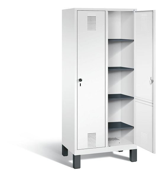 C+P washok Evolo, H1850xW810xD500mm, kleur: verkeerswit, 48010-22B S10023
