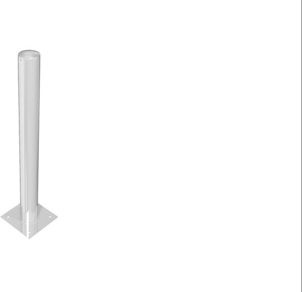 Schake kantelpaal Ø152,4x2,9mm totale lengte: 1500mm met interne veer voor deuvels, thermisch verzinkt, 401535N