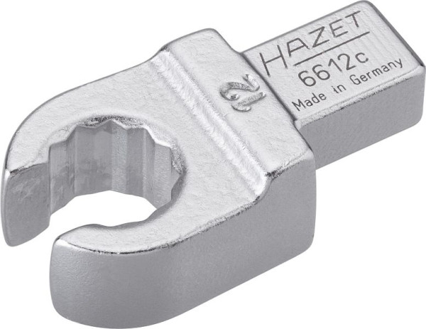 Hazet ringsleutel, open, insteekvierkant 9 x 12 mm, uitwendig dubbel zeskantprofiel, 12 mm, 6612C-12