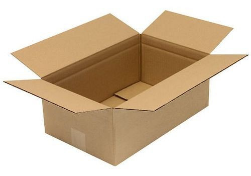TransPak golfkartonnen vouwdoos 1-wandig, binnenmaat 400 x 250 x 150 mm, kwaliteit 1.30C, VE 25, 299273
