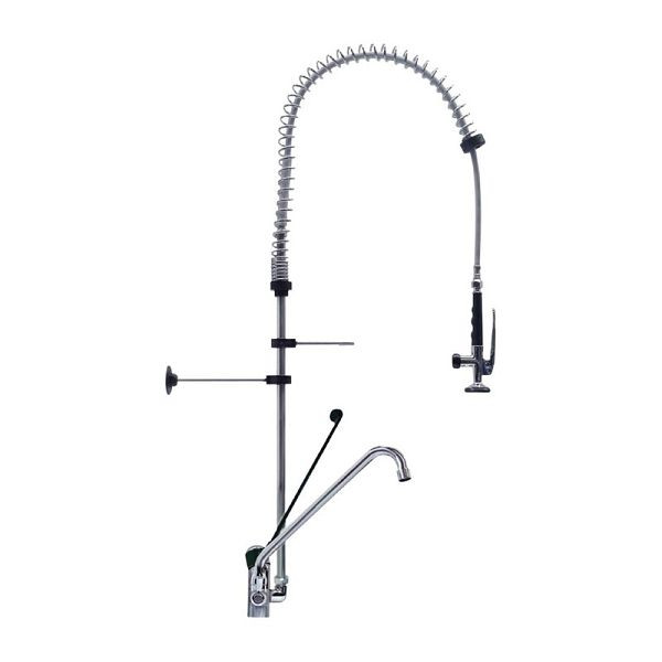 Gastro M enkelgats handspuit laag model met draaibare kraan en handsfree bediening, CS491