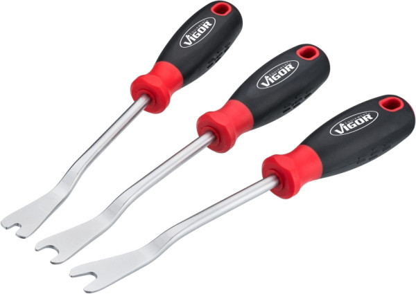 VIGOR clip release set, 260 mm, aantal gereedschappen: 3, V5885
