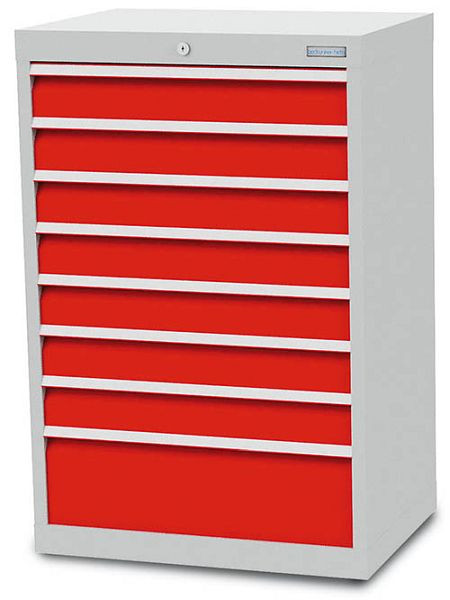 Bedrunka + Hirth ladekast serie T500-6, met 8 lades, verschillende fronthoogtes, 60.701A