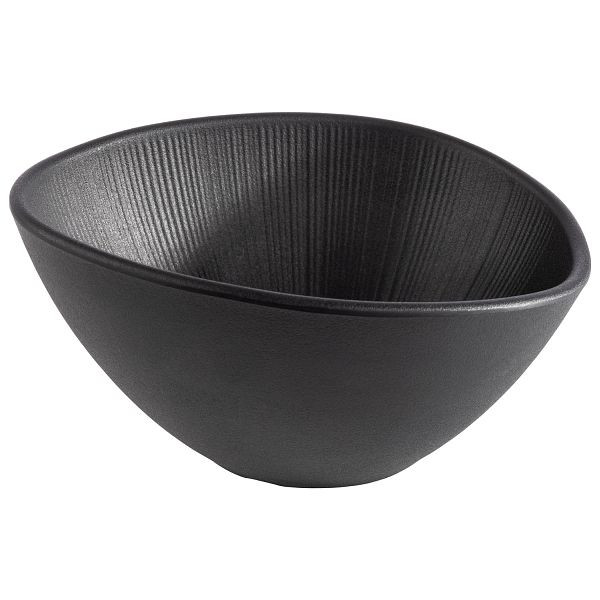 APS kom -NERO-, 19 x 16,5 x 9 cm, melamine, zwart, 0,5 liter, 85093