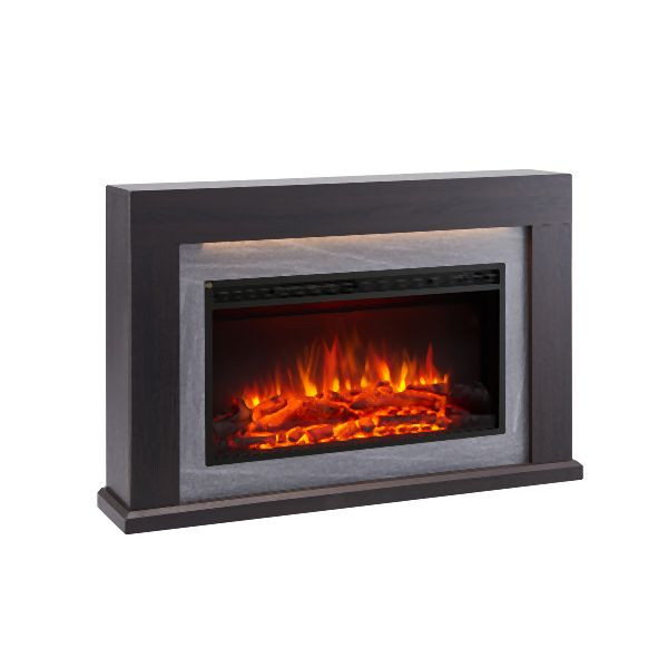BALDERIA Xerxes elektrische haard, 2000 W, donkerbruin, EF380A-MT380B-EO