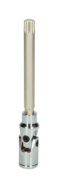 KS Tools 3/8" aandrijfas-bitdop met scharnier voor meertand, M10, 150.1717