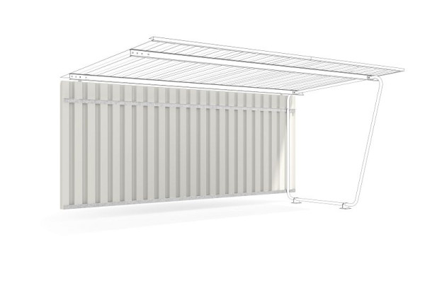 WSM achterwand voor Siegen S19 trapeziumplaat, 102001546