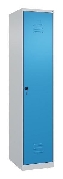 C+P luierkluis Classic PLUS, 1850x400x500mm, 7035/5012, veiligheidsdraaigrendel, 080000-12 S10004