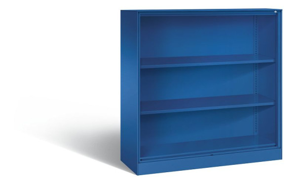 C+P bureauplank Asisto, H1310xB1200xD435mm, kleur: gentiaanblauw, 3 niveaus, 140031-000 S10036