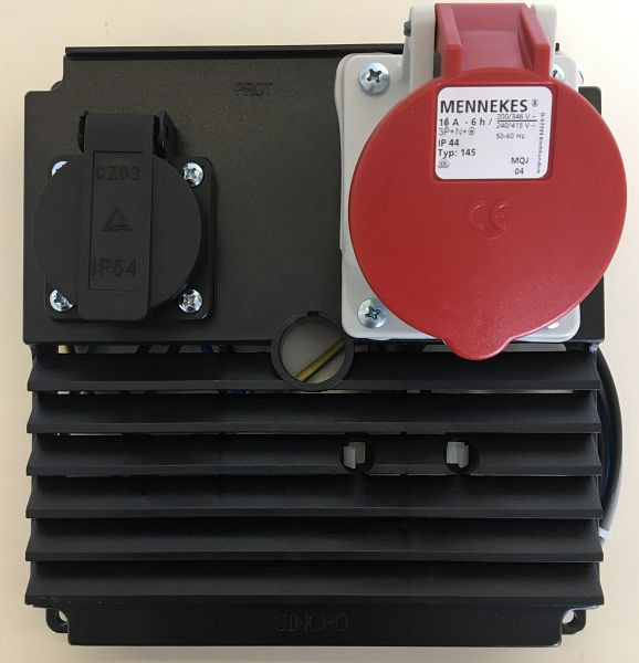 ELMAG deksel met stopcontacten (voor generator ET2MCF) voor SEB 5000 en 6500WD (E), SED 5000 en 7000WD (E), SEBS 6510WD/25, 9503106