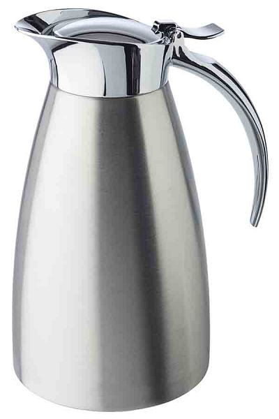 APS isoleerkan -ADVANCED-, Ø 10,5 cm, hoogte: 18 cm, 0,6 liter, 18/8 roestvrij staal, mat, dubbelwandig, eenhandsautomaat, 10922