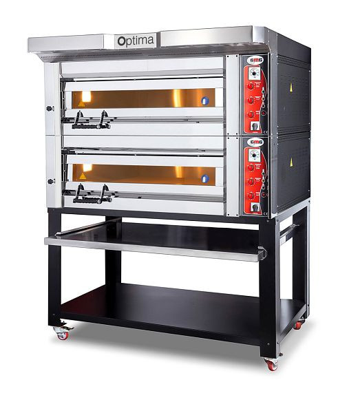 GMG pizzaoven Optima- 84, 2 bakkamers, met bodem, PB 2T 84