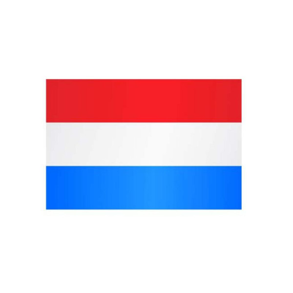 Stein HGS HGS Luxemburgse vlag (zonder wapen), 150 x 250 cm (liggend formaat), met touw en lus, FlagTop 110 g/m², voor vlaggenmasten vanaf 8 m, zonder ajourzoom, 27150