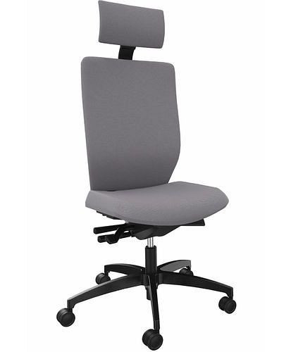 DENIOS Stilo ES operator bureaustoel, Syncro 3D balance technologie, neksteun, grijs, 292427